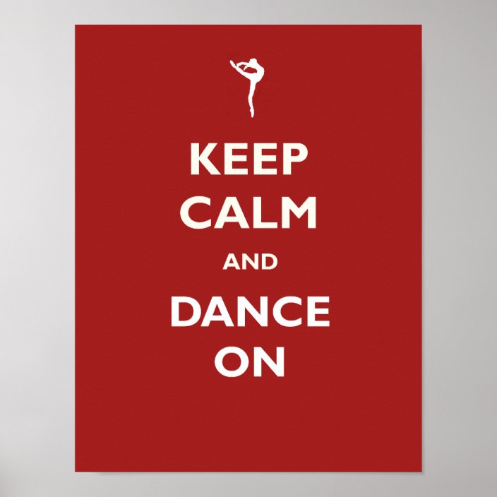 Dance On Dancers Poster or Print | Zazzle.com