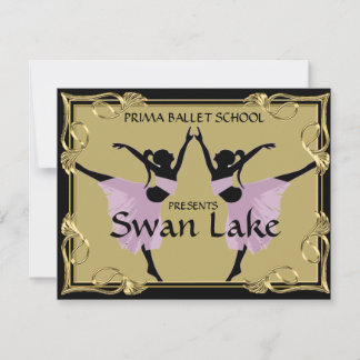 DANCE OR THEATRE PRODUCTION TICKET INVITATION