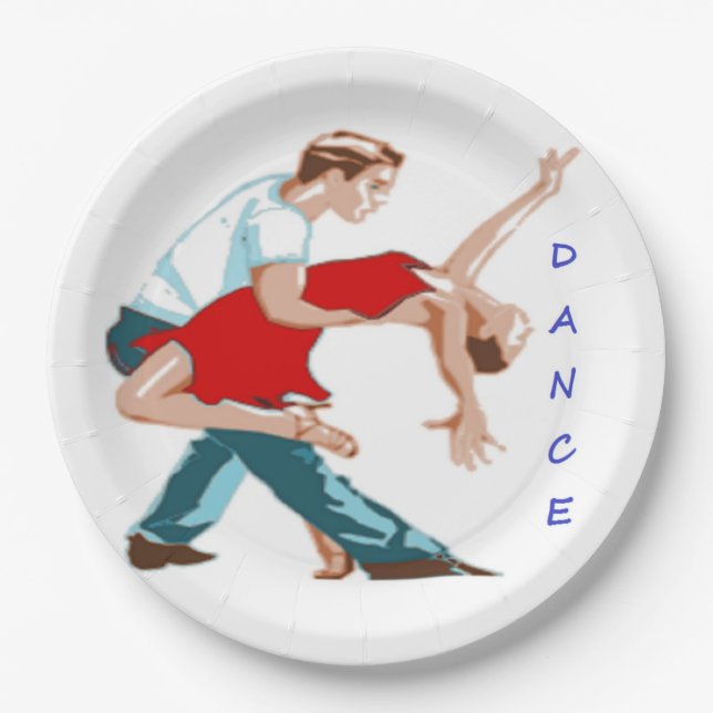 DANCE PAPER PLATES (Front)