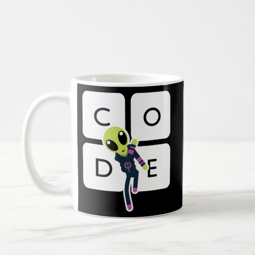 Dance Party Alien Coffee Mug
