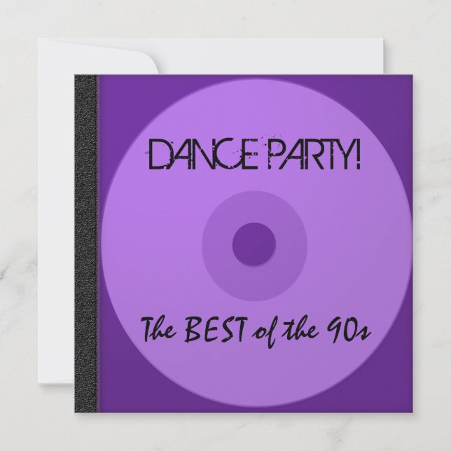 Dance Party CD Invite (Front)
