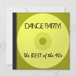 Dance Party CD Invite