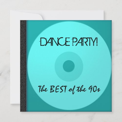 Dance Party CD Invite