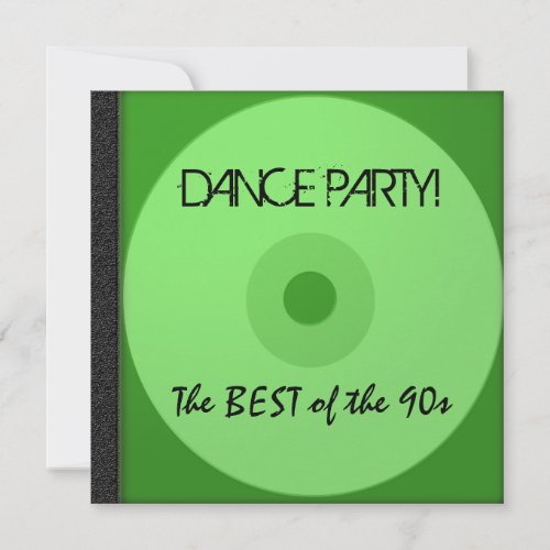 Dance Party CD Invite