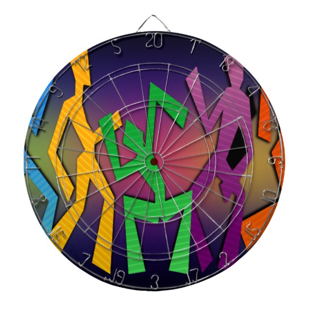 Dance Party Dart Board (Front)