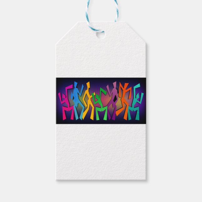Dance Party Gift Tags (Front)