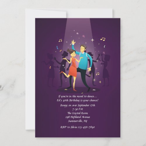 Dance Party Invitation