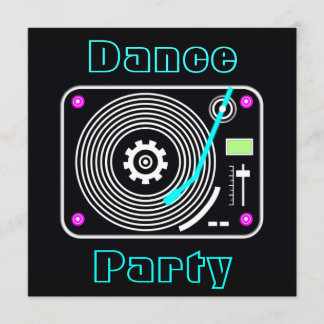 Dance Party Invitation
