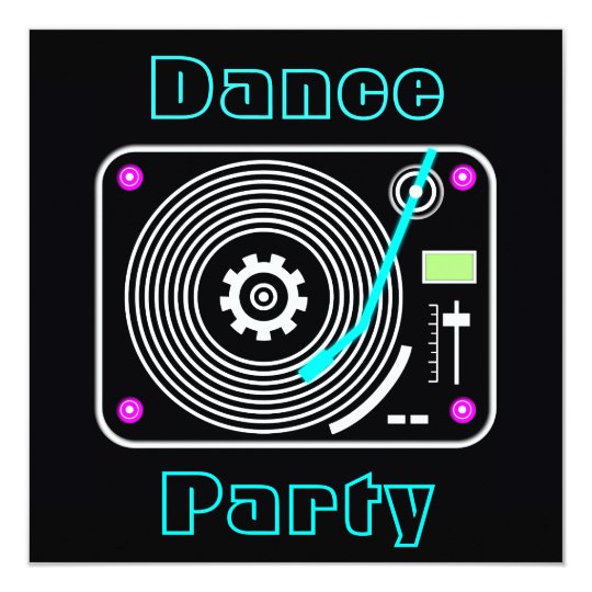 Dance Party Invitation
