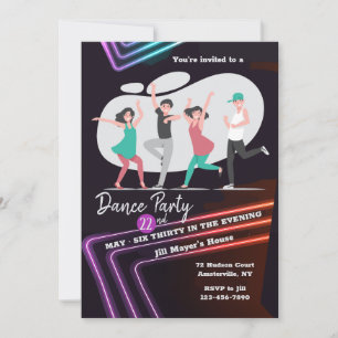 Dance Party Invitation