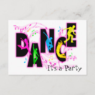 Dance Party Invitation