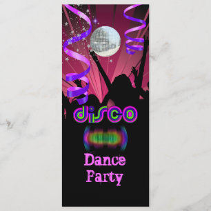 Dance Party Mirror Ball Disco 2 Invitation