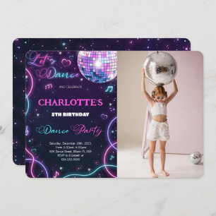 Dance Photo Invitation