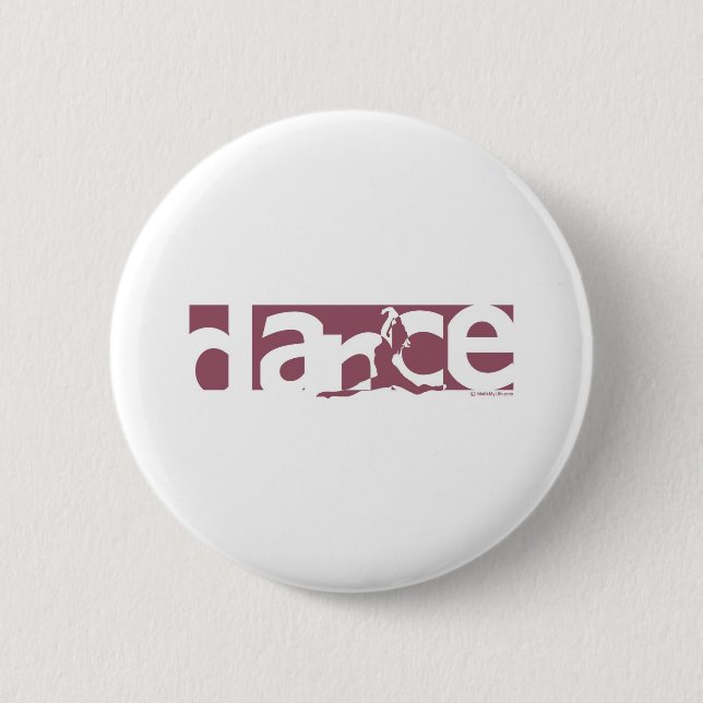 Dance Pinback Button (Front)