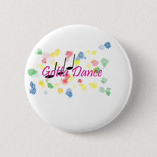 dance pinback button