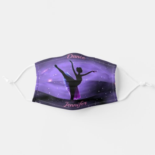 Dance Pink  Purple Face Mask