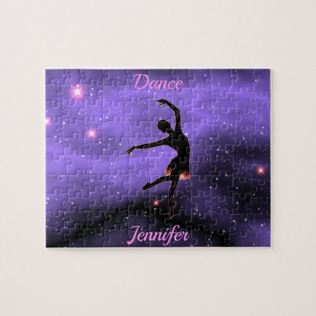 Dance Pink & Purple     Jigsaw Puzzle (Horizontal)