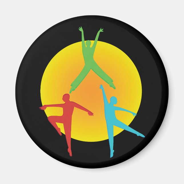 Dance Poses Magnet (Front)