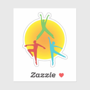 Dance Poses Sticker