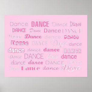 Dance Poster Pink