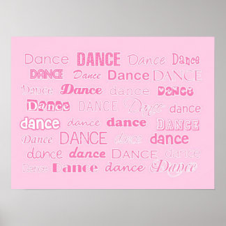 Dance Poster Pink