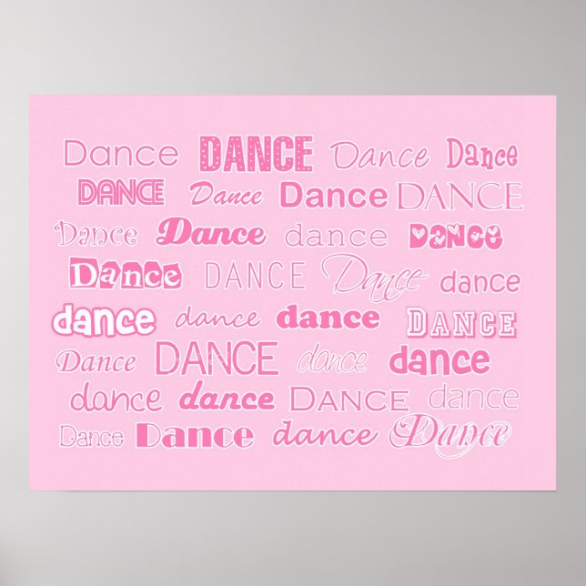Dance Poster Pink (Front)