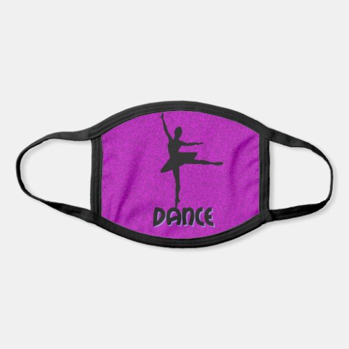 Dance Purple and Black Face Mask