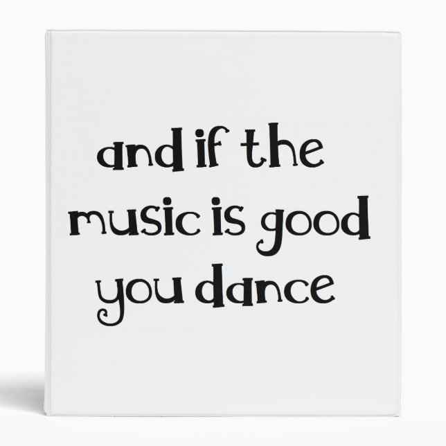Dance quote binder (Front)