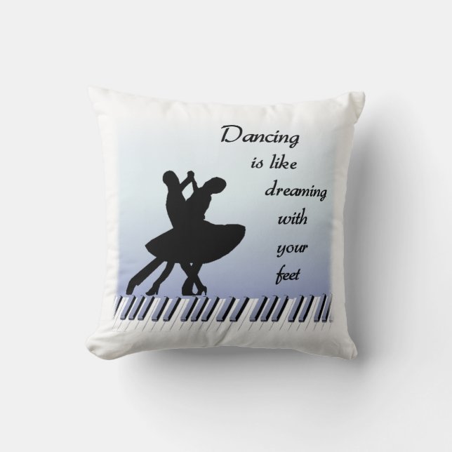 Dance Quote Pillow (Front)