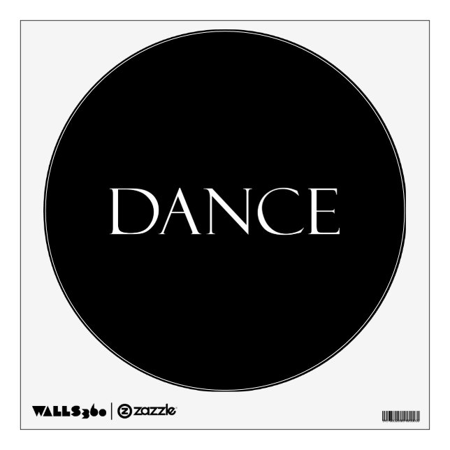 Dance Quotes Inspirational Dancing Quote Wall Sticker (Front)