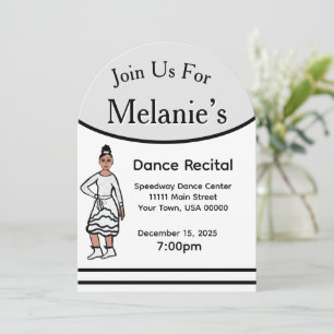 Dance Recital #2 Invitation