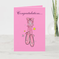 Congratulations on First Dance Recital Ballet Shoes Tote Bag for