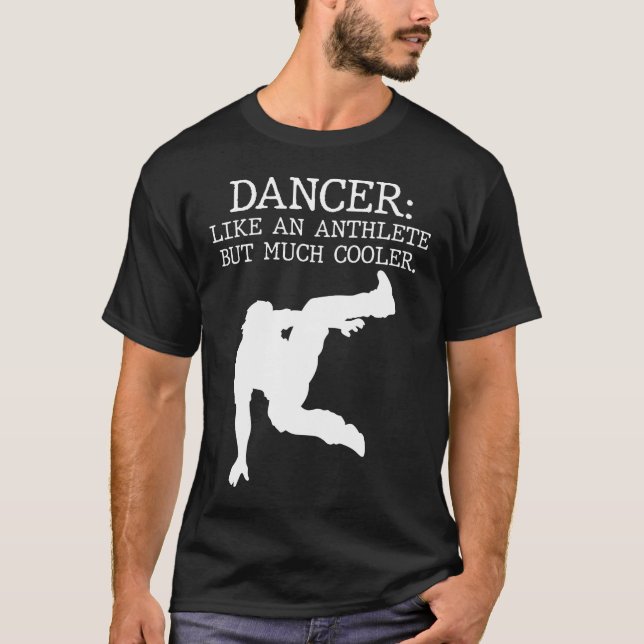 Dance Recital Dancer Graduation Cool Dancing Boy T-Shirt (Front)