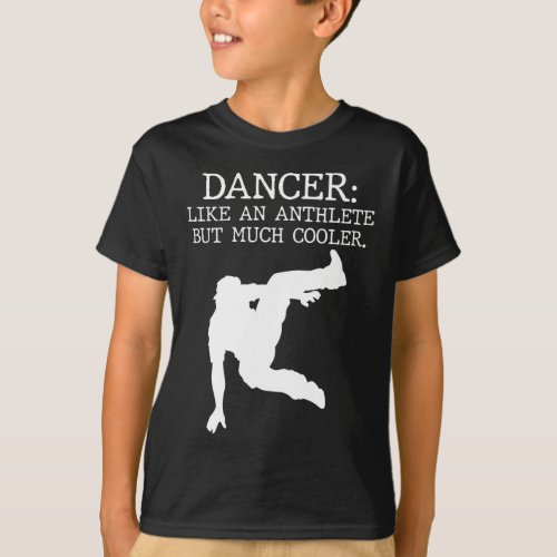 Dance Recital Dancer Graduation Cool Dancing Boy T_Shirt