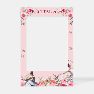 Dance Recital Event Selfie Photo Prop Frame