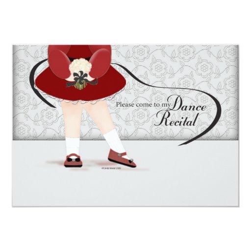 Dance Recital Invitation Wording 9