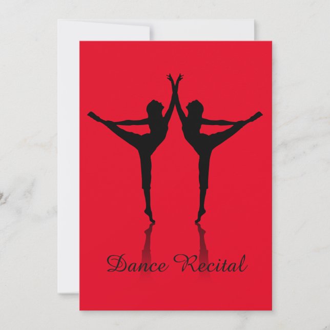 Dance recital invitation (Front)