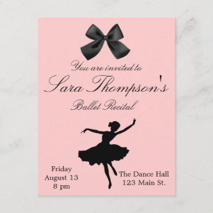 Dance Recital Invitation