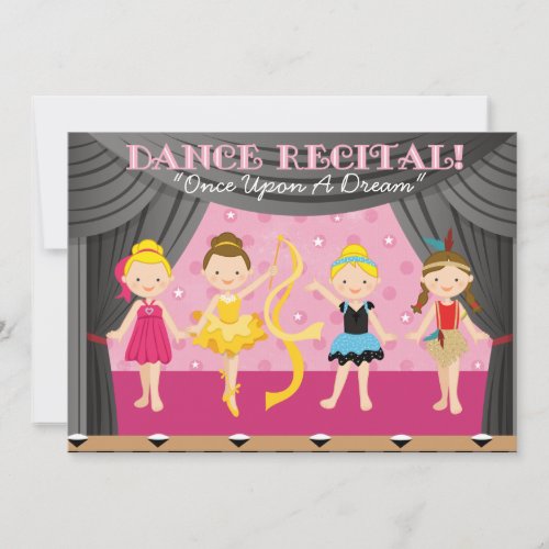 Dance Recital Invitations