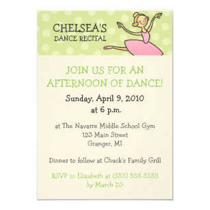 dance recital invitations 300 dance recital announcements invites