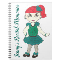 Dance Recital Memories Personalized Tap Dance Girl