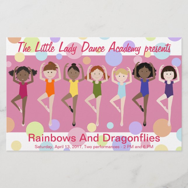 Dance Recital Program (Front)