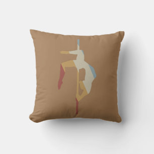 Dance Retro Style Vintage Throw Pillow
