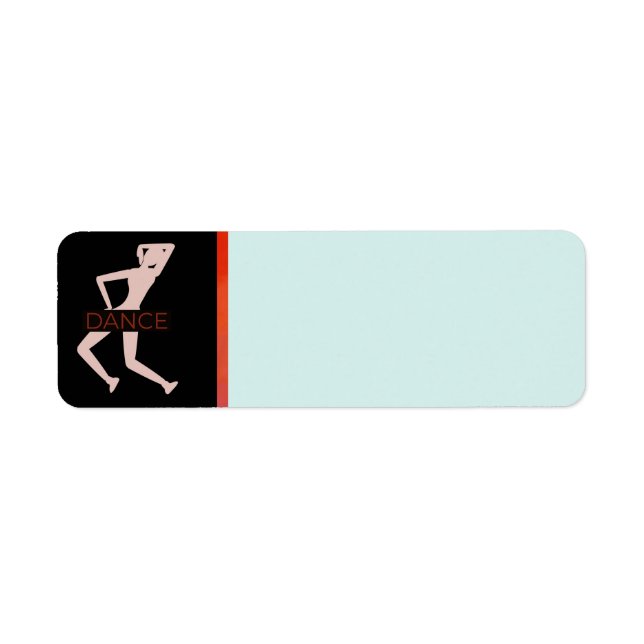 Dance Return Address Label (Front)