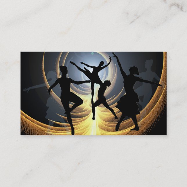 Dance school business card (Front)