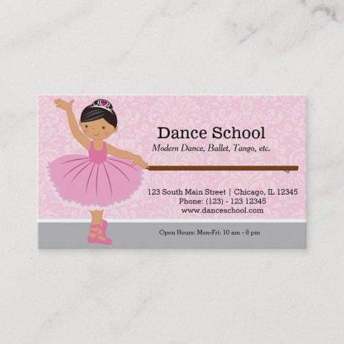 Dance School Business Card