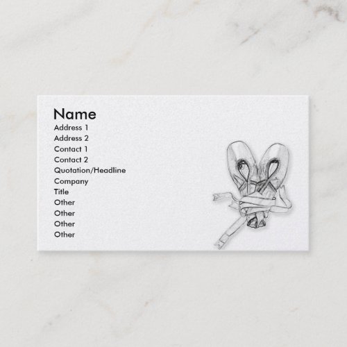 dance school business card templates