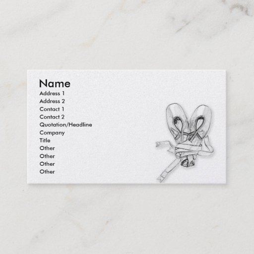 Customizable dance school business card templates