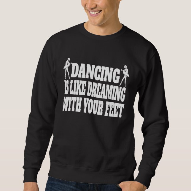Dance School Standard Dance Lessons Dance Accessor Sweatshirt (Front)