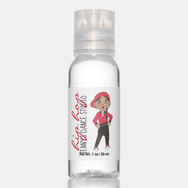 Dance School Studio Hip Hop Dance Dancer Hand Sanitizer (Front)